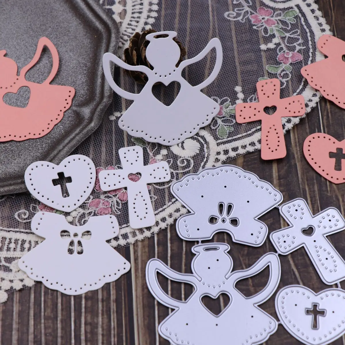 Angel Metal Dies Cutting for Card Making DIY Handmade Craft Angel Die Cut for Scrapbooking 2024 New