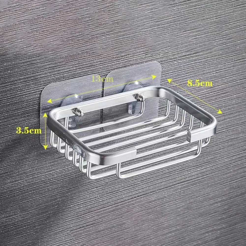 Soap Holder Dish Storage RackGold Soap Dish for Shower Creative Hanging Drain Rack,Self Adhesive Soap Dish Holder view 6