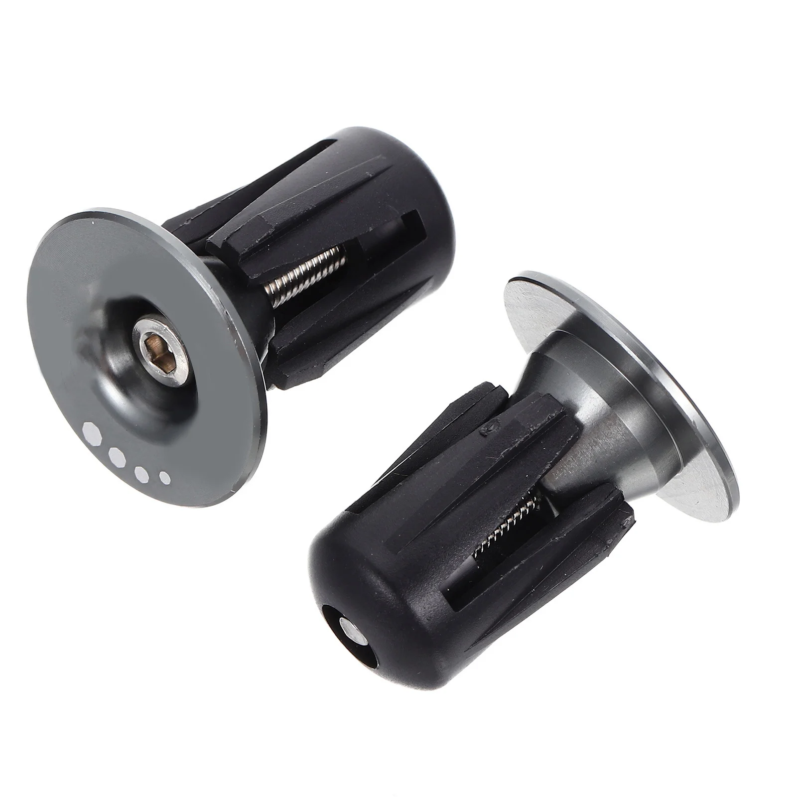 

1Pair Bike Handlebar Plugs Aluminum Alloy Bar Ends Replacement Mountain Bicycle Comfortable Non-Scratch End Caps