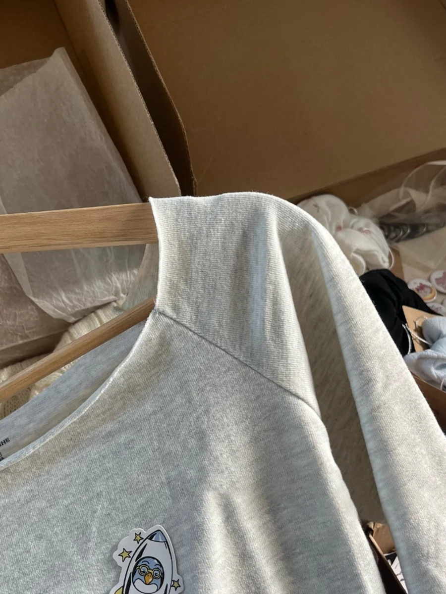 Raw Hem Slim Long Sleeve T-shirt Women Autumn Sexy Slash Neck Cotton Cropped Tee Shirt Simpe Basic Streetwear Tshirts Top Y2k