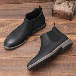 40-46 men boots brand comfortable 2023 fashion chelsea boots #CL5321