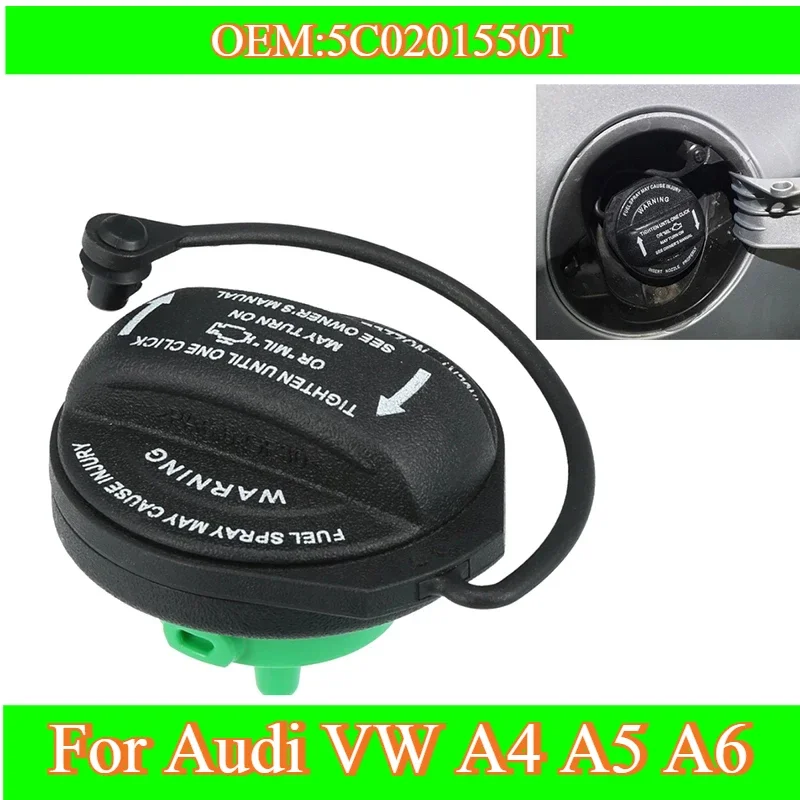 

5C0201550T 5Q0201550L Car Fuel Tank Cap Filler Gas Caps kit for AUDI B8 A4 A5 A8 S8 Q5 SQ5 RS5 Volkswagen Jetta GTI Golf Tiguan