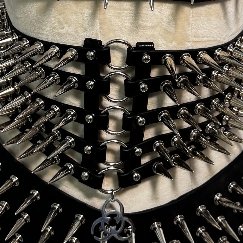 E-girls punk rock gótico na moda emo 90s eco grunge y2k topos saias club wear pico cravejado rebite goth cummerbunds harajuku