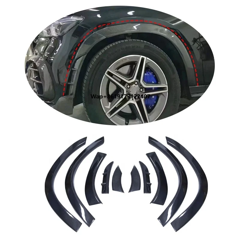 

Car Parts Exterior for 2020-2023 GLE450 GLE53 GLE63 Fender Flare Kit Wheel Arch Cover Trim Carbon Fiber Body Kits