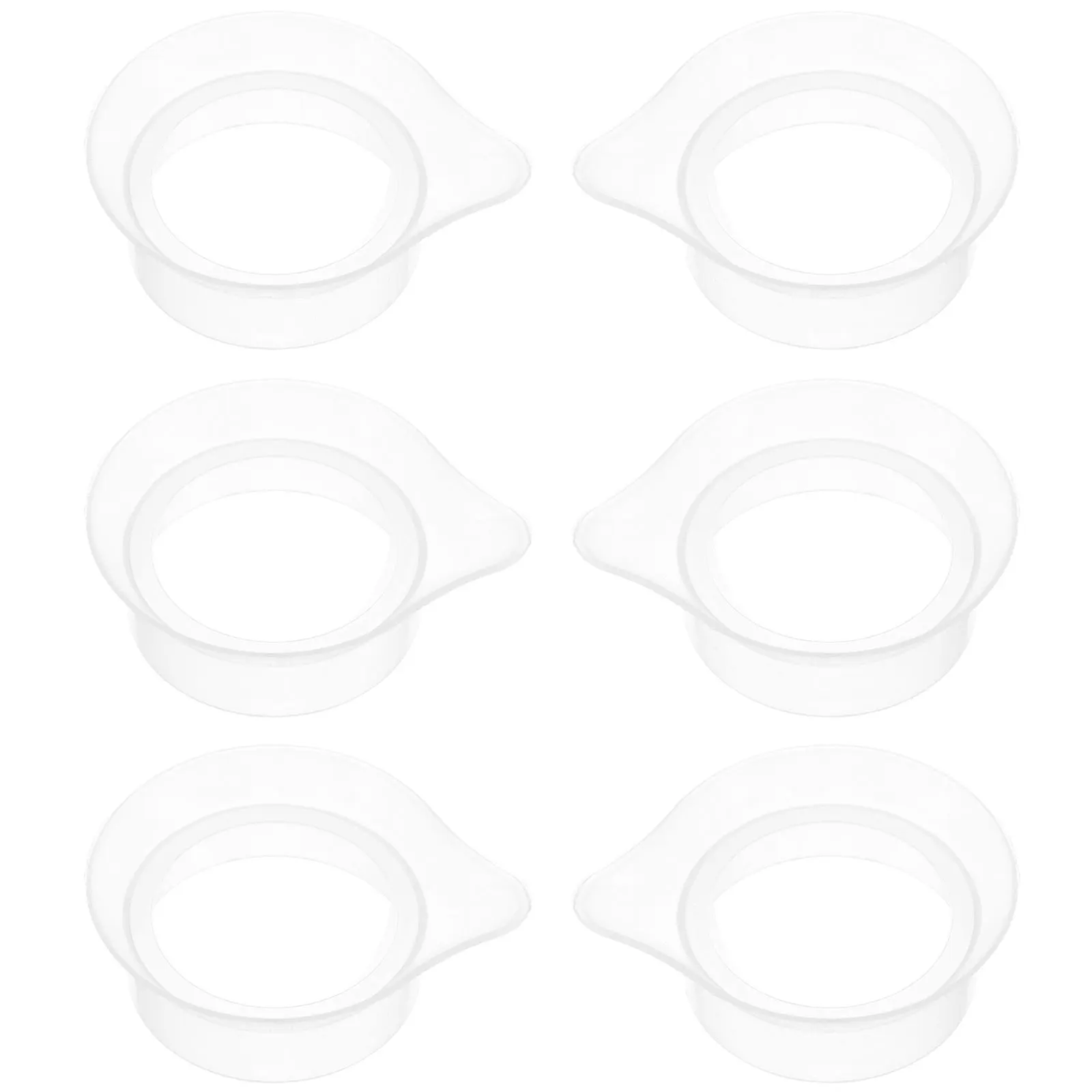 

6pcs Boiling Water Bottle Mouth Leakproof Pourer Hot Bottles Spout Jug Sealing Pad Insulation Ring Plastic Material Durability