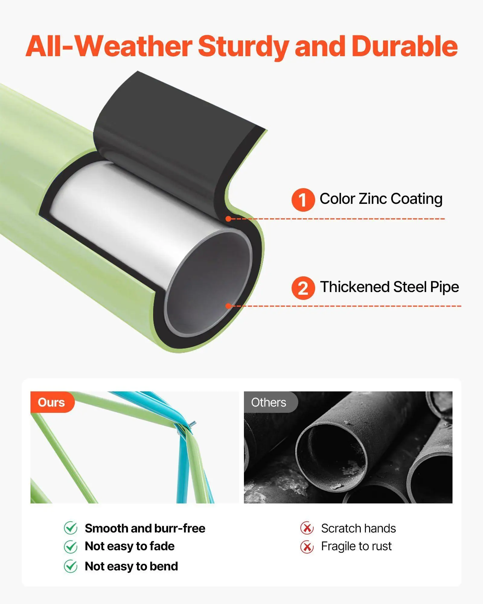 Cúpula de escalada durável de 10 pés, suporte de 1000 lb com rede de bola de polvo e 2 bolas incluídas, estrutura de playground segura para crianças