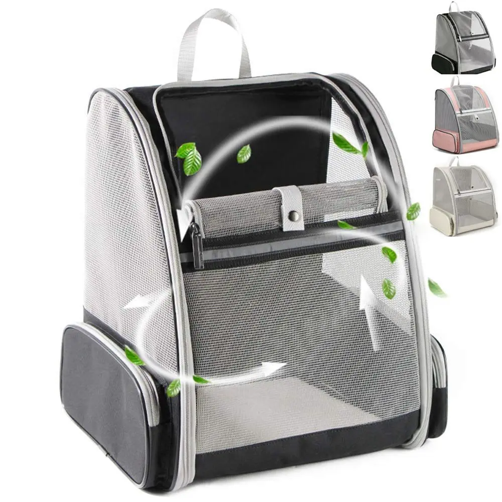 

Прочный оксфордский рюкзак-переноска для кошек, большая вместительная водонепроницаемая сумка для транспортировки кошек, дышащая портативная сумка-переноска для кошек, сумка для кошек