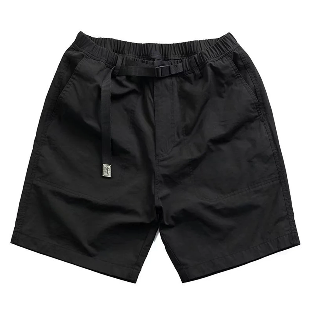 شورتات الشاطئ شورت اللياقة البدنية الرجعية الجيش الأخضر شورت متعدد الجيب 50 قطن 43 بوليستر 7 سباندكس نمط الصلبة #3