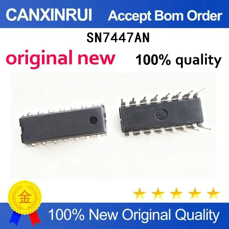 (5-100 Pieces) New original SN7447AN SN7447 DIP-16 direct insertion driver chip IC