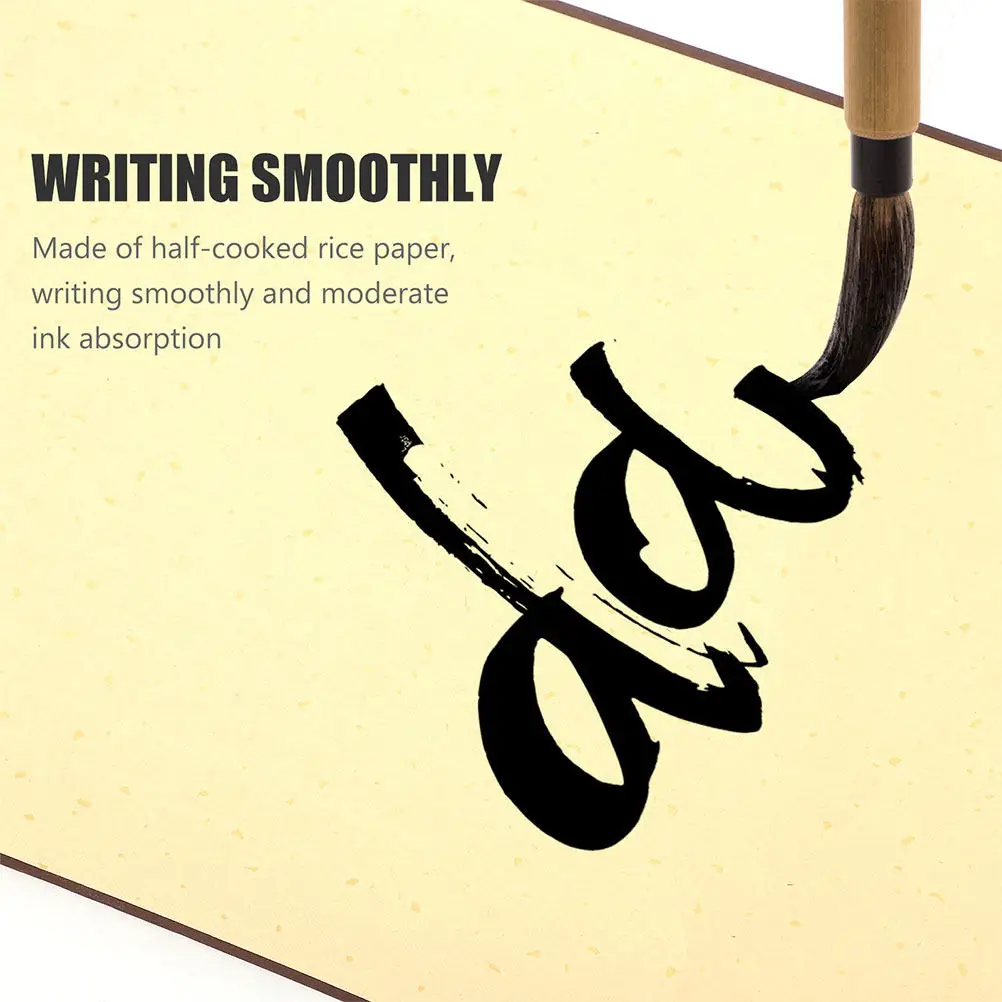 

2 шт. китайских каллиграфических свитков из бумаги сюань с чистой центральной частью для письма кистью, рисования акварелью, декора для дома и офиса