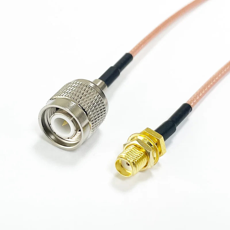 SMA to TNC Connectors RG316 Jumper Coaxial Cable with TNC to SMA Female Adapter Low Loss RF Coax Cable Antenna