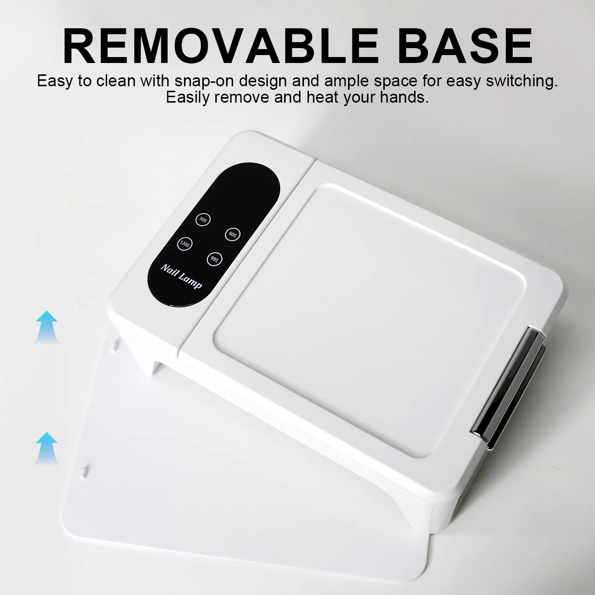 96 LED UV Nagellamp High Power Gel Nagellak Droger 4 Timer Instellingen Met Handen Armsteun Kussen UV Gel nagel Licht Tool
