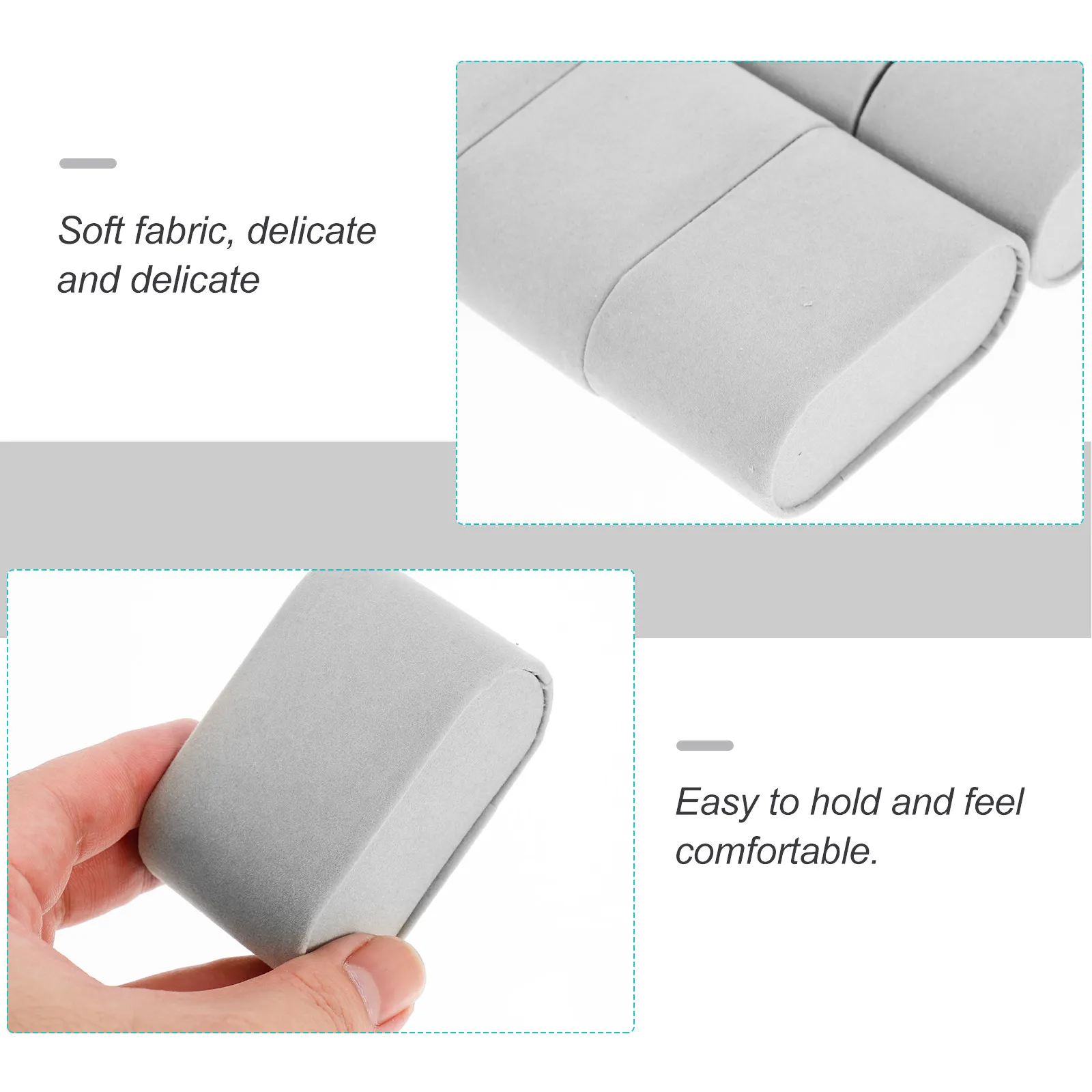 6Pcs Watch Pillow Cushion High-Quality Jewelry Display Pillow for Watches Bracelets Bangles Chains Safe Scratch-Resistant