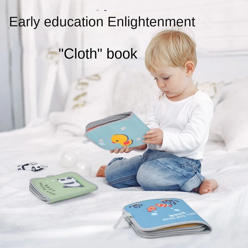 Soft Baby Cloth Book Early Educational Stereoscopic Puzzle Felt Book Cartoon Learning Montessori Felt Cloth Book