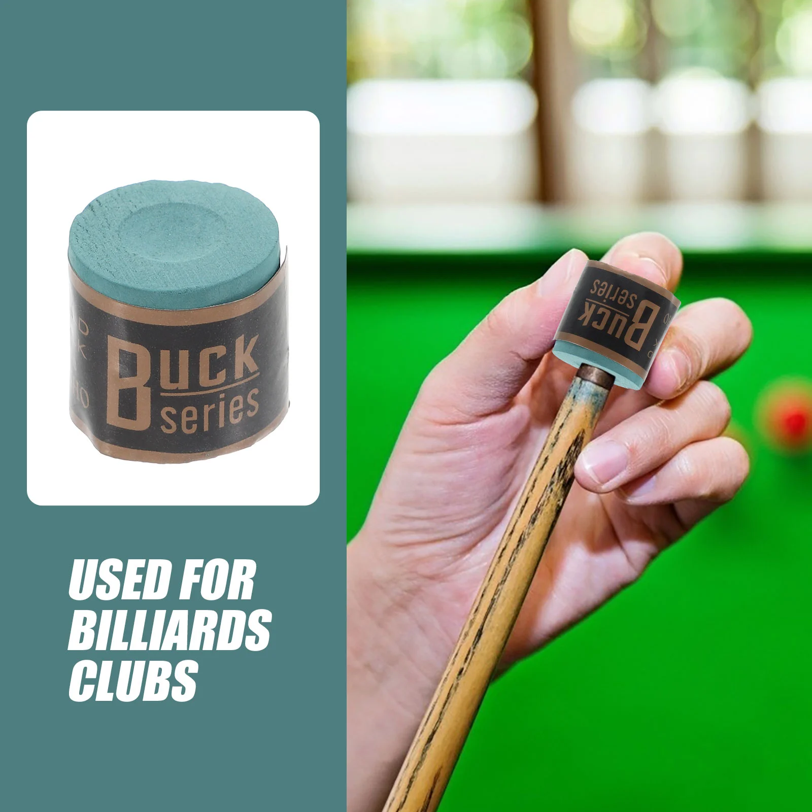 Billiards Powder Cue Chalk Pool Table Tables for Sticks Game Supplies Blue Accessories