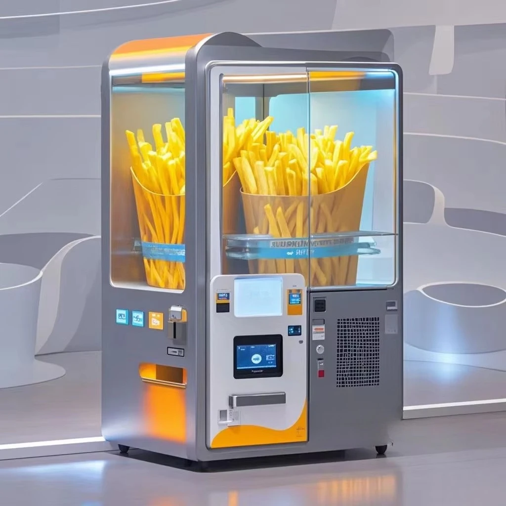 French fries machine vending machine only 35 seconds French fries vending machine with Oem wholesale