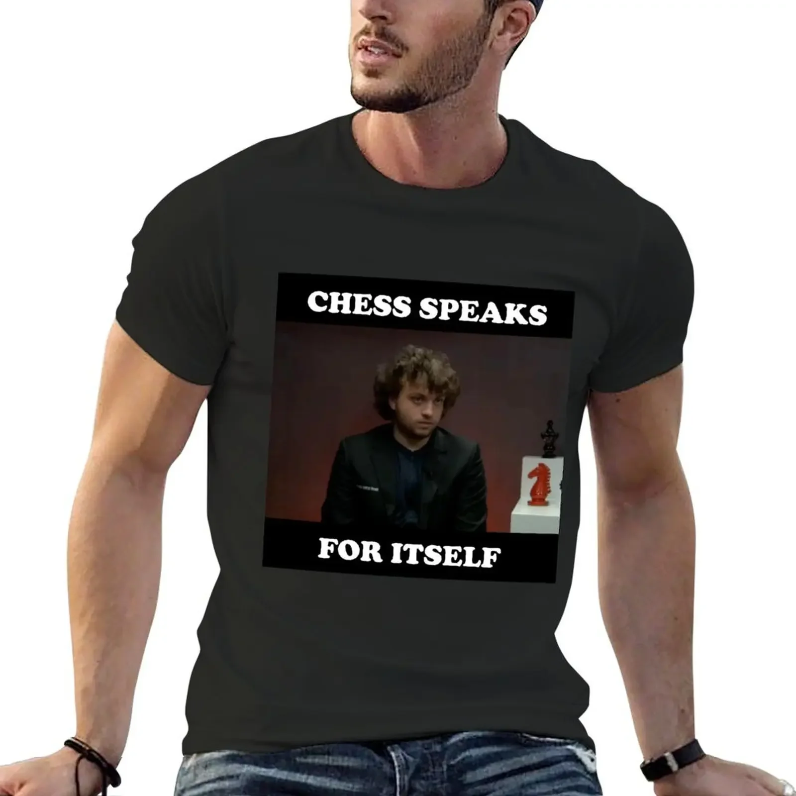 Chess speaks for itself T-Shirt tshirts personalised hippie clothes mens graphic t-shirts