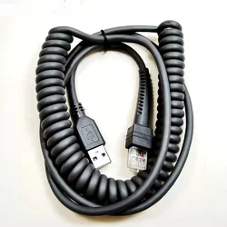 USB 2.0 TO RJ50 PLUG SCANNER CABLE SPRING WIRE FOR DATALOGIC PD9530 PD9531 PD9330 PD9500 D8330 M8300 PD/M SERIES SCANNER TO PC