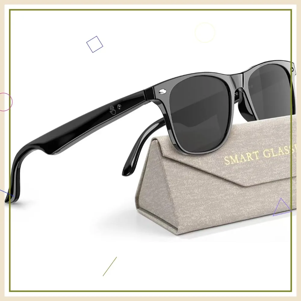 

AI Smart Glasses 2026, Real-Time Translation in 164 Languages, 50H Battery, UV Protection, IP65 Waterproof