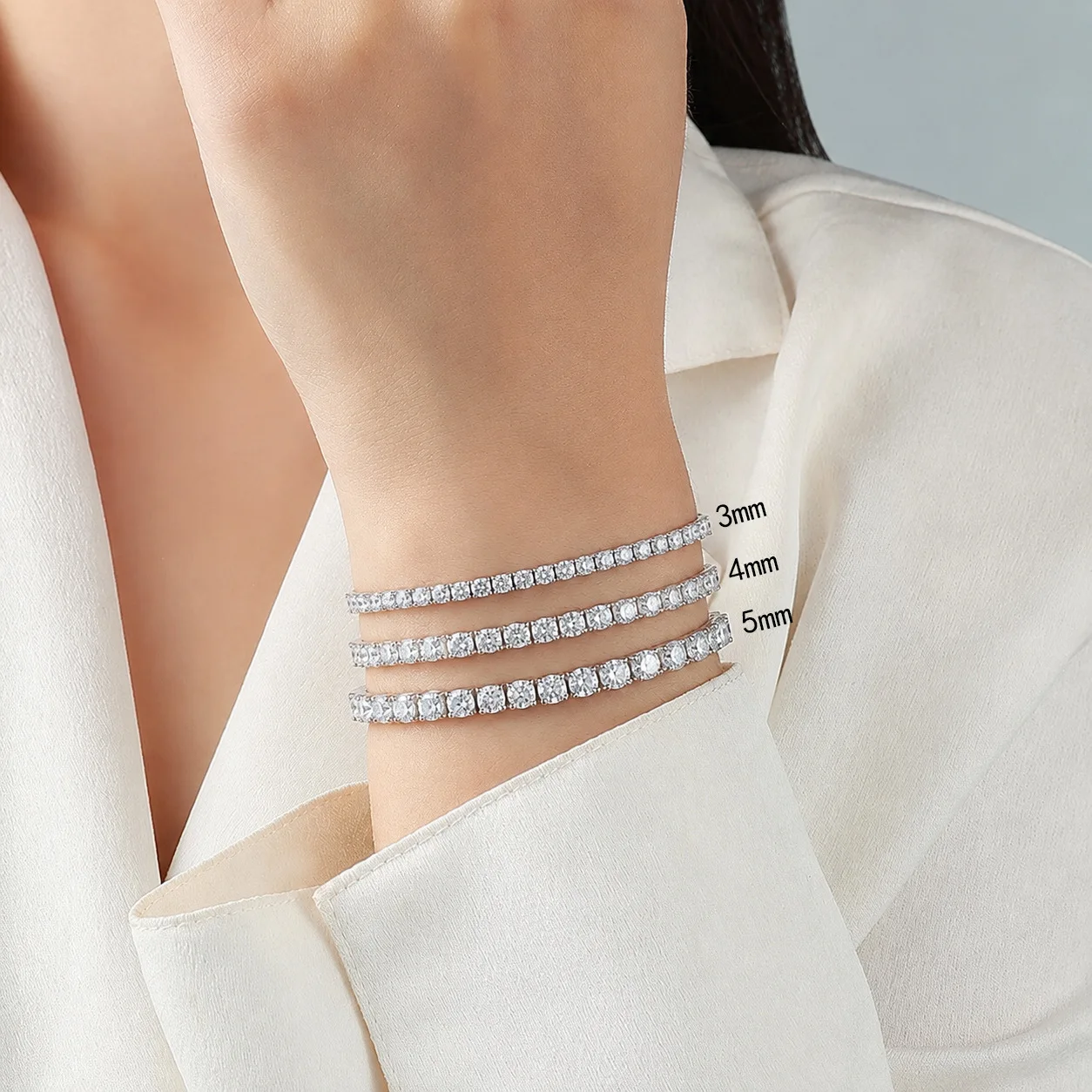 D-kleurige moissaniet oorbelle - Bezels Set Pendant recensie en prijs