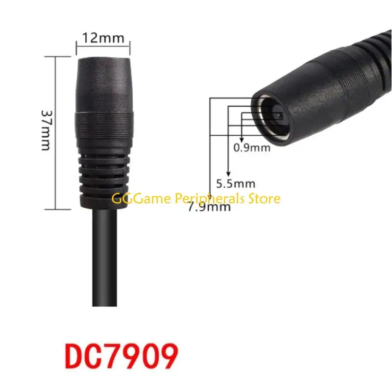 U55B Xt60H To DC7.9X0.9Mm Female 14Awg Cable For Portability Power Station Solar Panel
