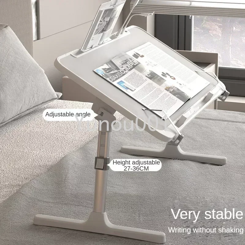 

The Laptop Desk Can Be Folded, The Breakfast Table with Drawers Can Play Games and Work, and The Rotation Can Be Adjusted