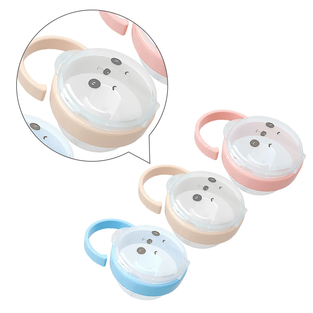 

3PCS Baby Pacifier Storage Box Transparent Pacifier Container Pacifier Holder Portable Infant Pacifier Case for Baby Infant (