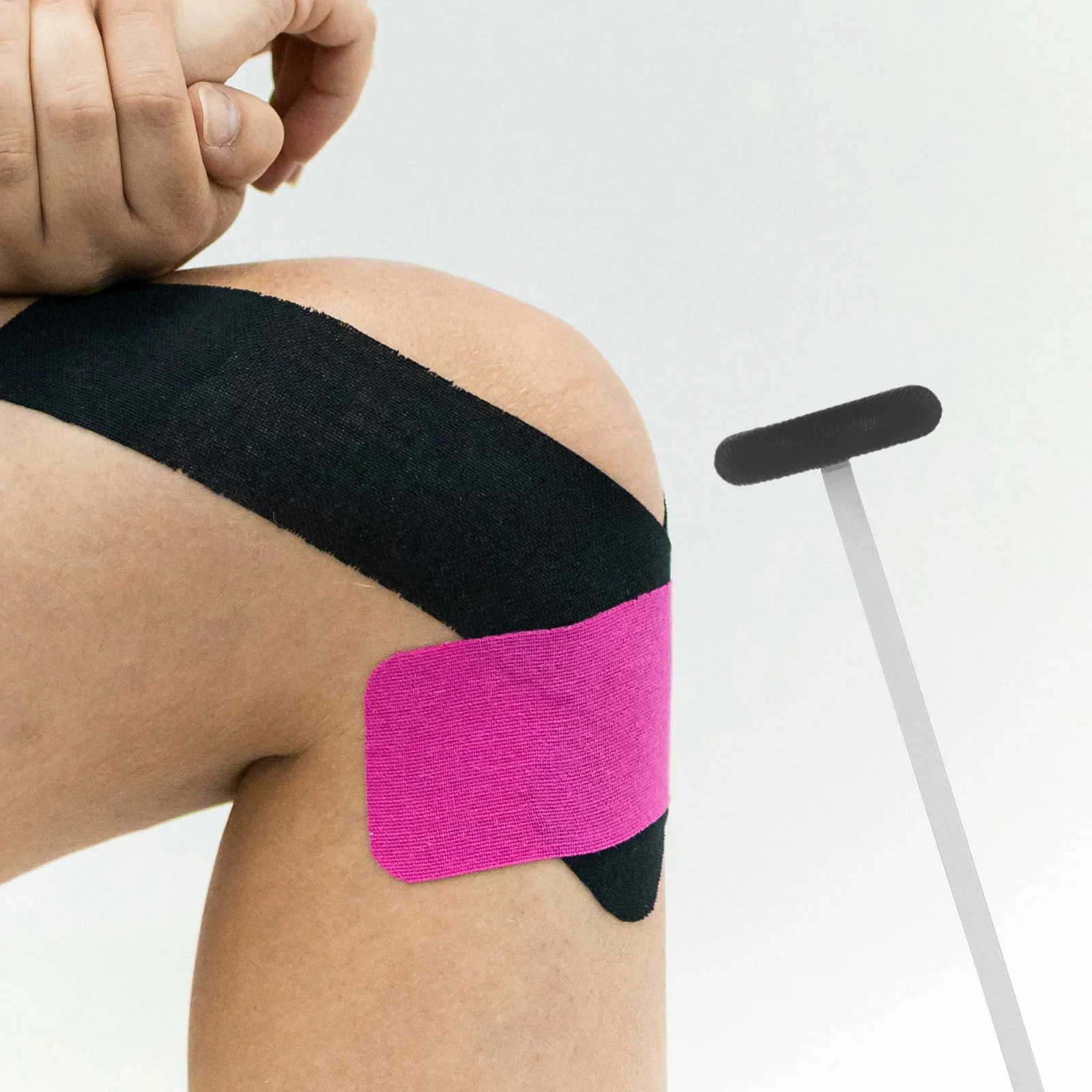 Runder Reflex-Diagnosehammer, tragbares neurologisches Untersuchungswerkzeug, langlebiger Kunststoff, multifunktionale medizinische Diagnose