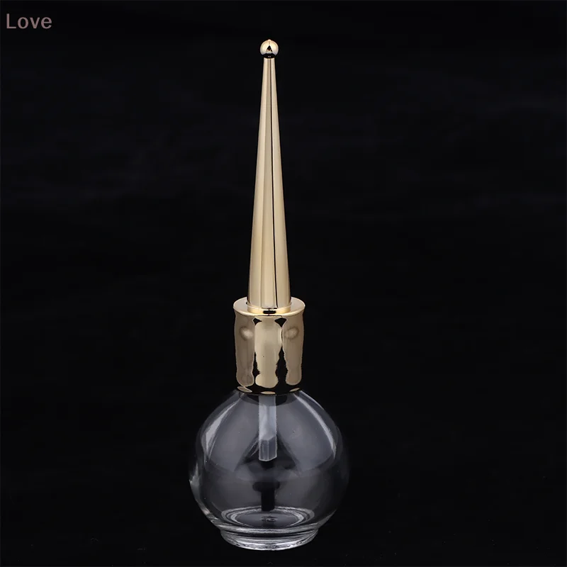 [L&P] زجاجة طلاء الأظافر سعة 15 مل، زجاجة جل فارغة مع فرشاة زجاجية، حاوية زجاجية فارغة، فن الأظافر