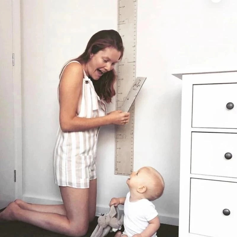 

G6KF Kid Height Growth Chart Ruler Gauge Children Kid Room Wall Decoration Gift