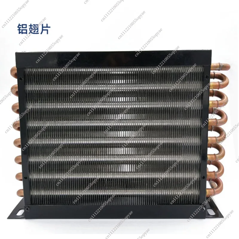 Aluminum Fin Condenser Copper Tube Heat Exchanger for Freezer Refrigerator Air Water Cooling