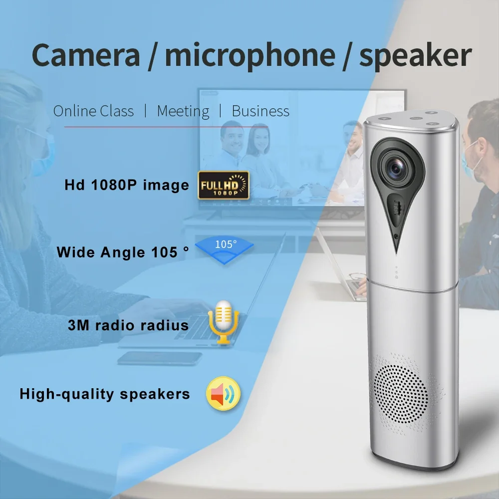 YSX-K8 Level 10 Meeting Portable HD Multi-Device video conference system all in one Camera for Videoconference Telemedicine