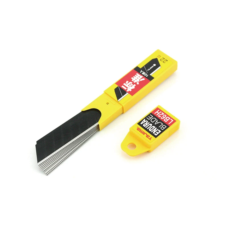 TaJIma large 22mm wide utility knife replacement blade 10 pieces LB62H 1102-0024