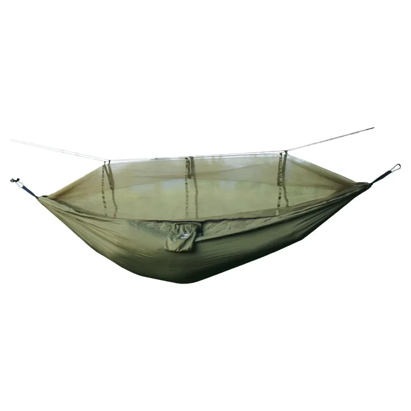 

Changxiang Cross border Exclusive Camping Hammock Outdoor Portable Single person Parachute Cloth Three Color Belt