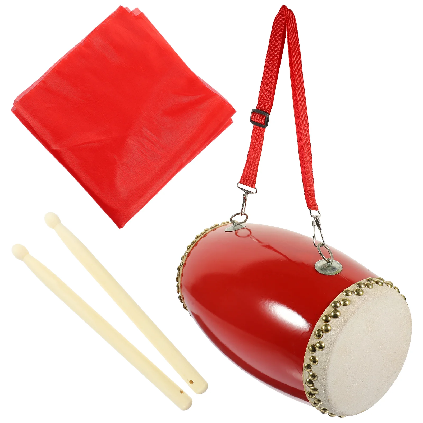 Waist Drum Cowhide Funny for Celebrations Musical Instrument Supply Traditional Simple Performance Children