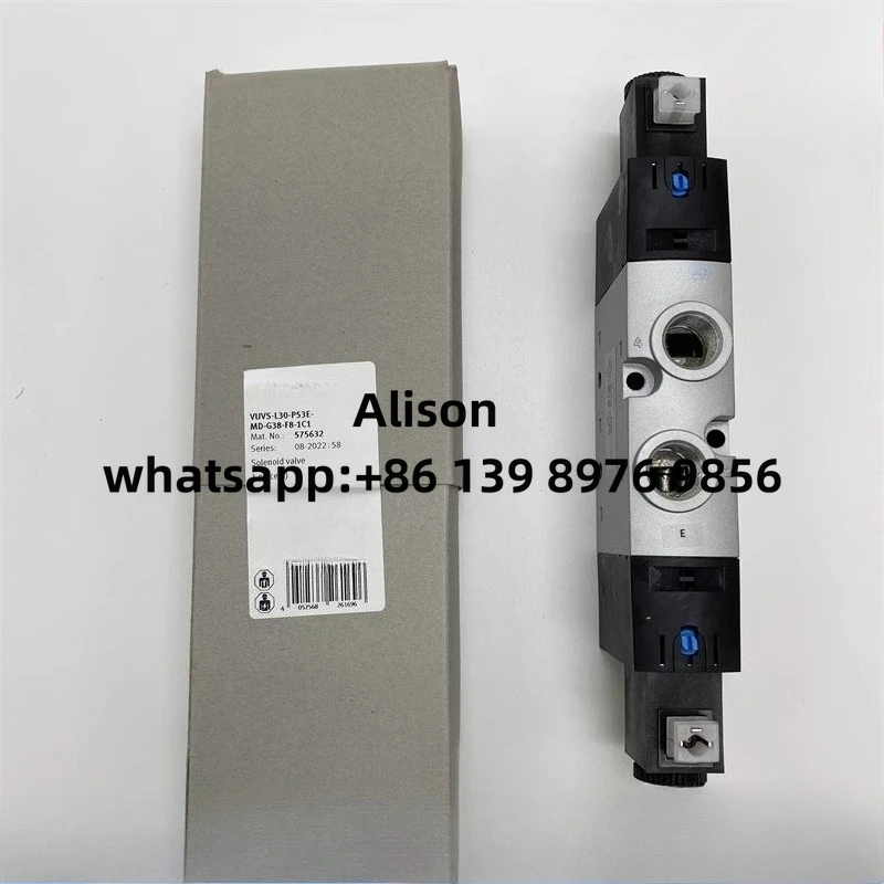 

Original solenoid valve VUVS-L30-P53E-MD-G38-F8 575630 VUVS-L30-P53E-MD-G38-F8-1C1 575632 VUVS-L30-P53E-MD-G38-F8-1B2 575634