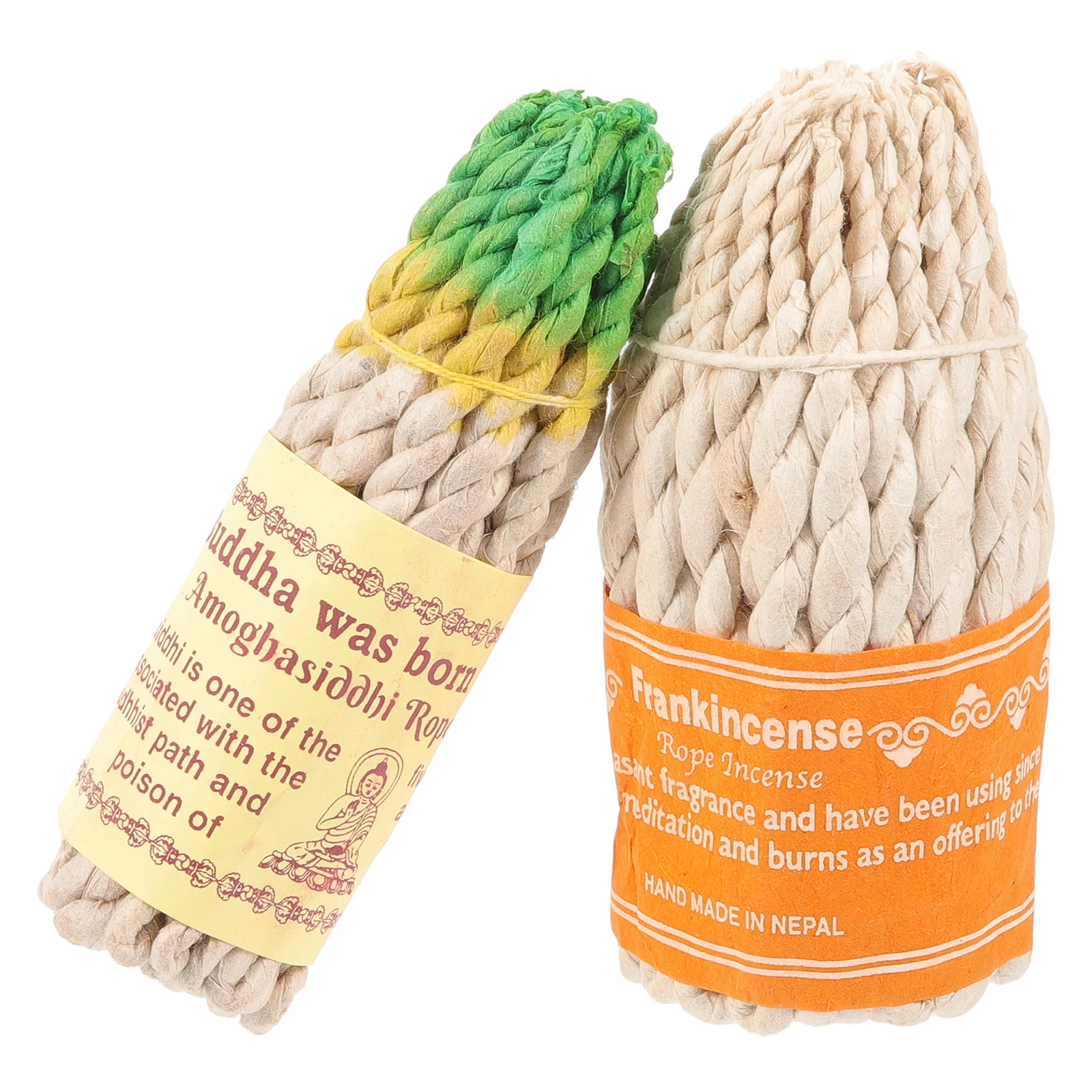 

2 Pcs Incense Fragrance Sticks Charcoal Burner Censer Home Products Decorative Rope Japanese Insence