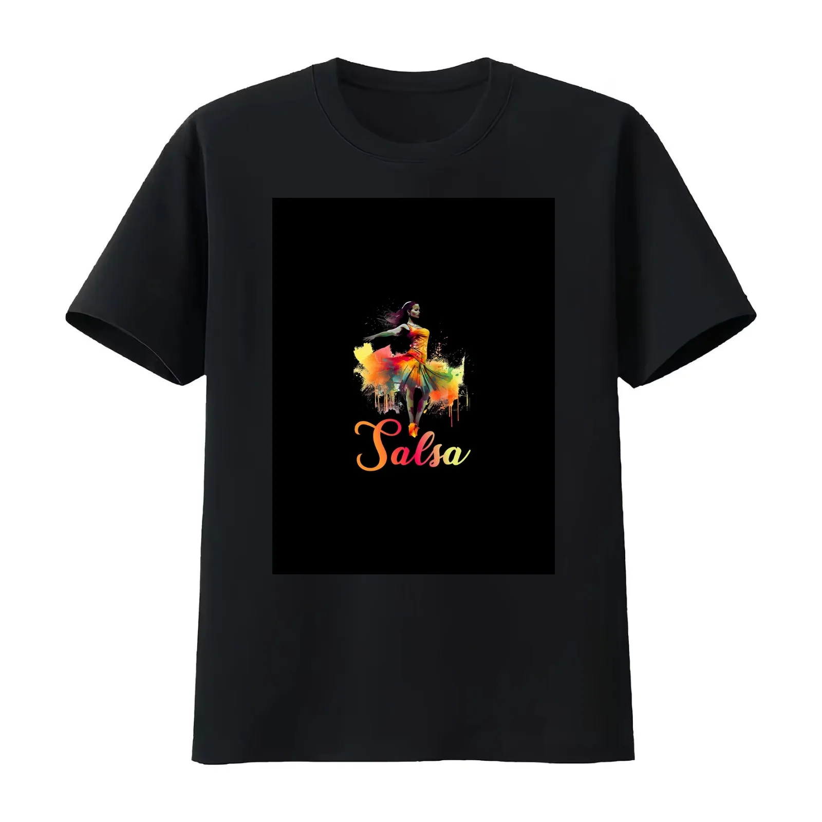 Salsa Dance Cuban Dance Cuba Vacation T-Shirt Summer Casual Cotton Tee Oversized Streetwear Tops Vintage Graphic Print