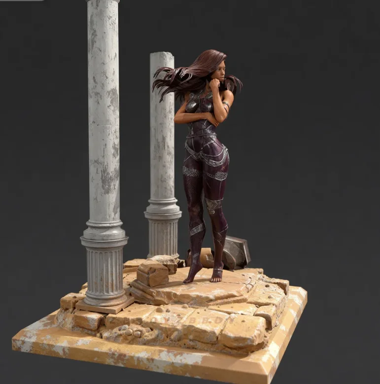 

The height of man 38mm 50mm 75mm Resin model kits figure Self-assembly and Painting（3D Printing ）TD-7602/3D