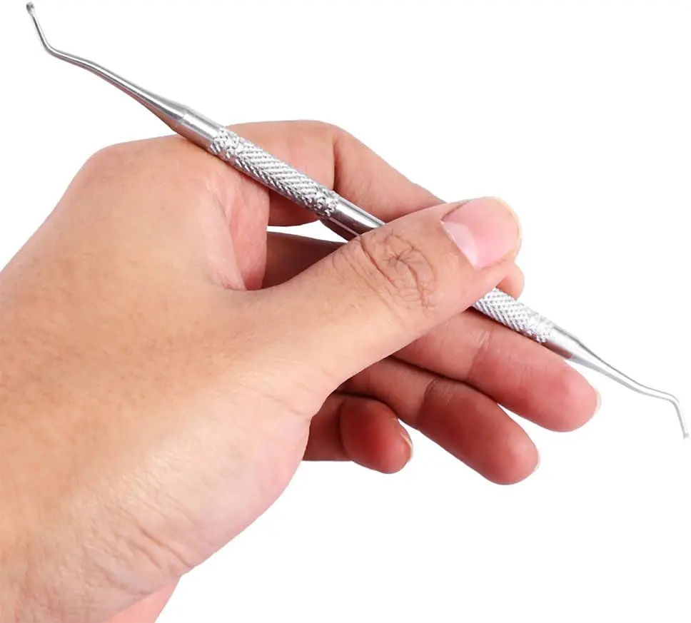 1 قطعة أظافر المقص نام مانيكير المثبت استعادة تو الرعاية أداة مسمار أداة تصحيح باديكير أداة #4