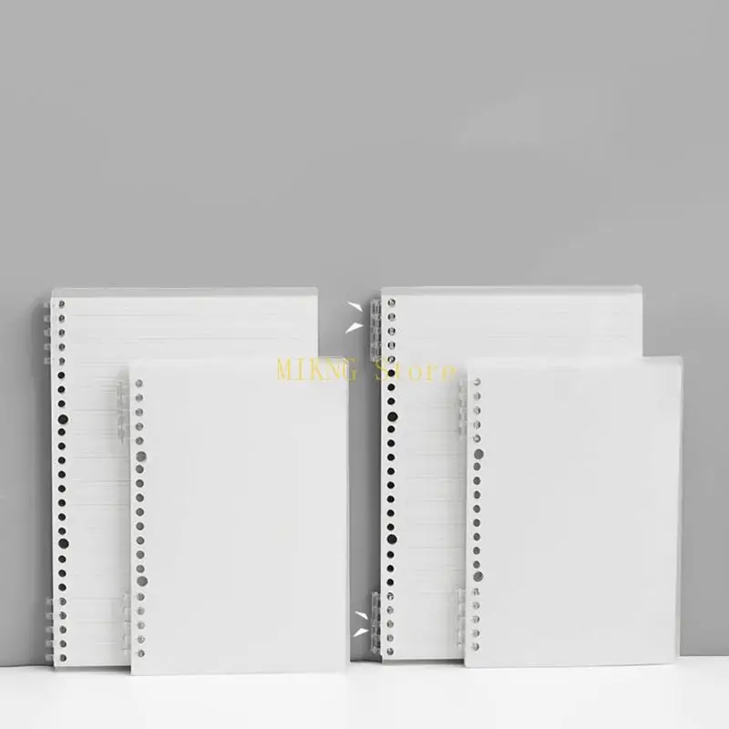 5 anillo plástico transparente Aperación peine unión 0.63 pulgadas/1.6cm 80 hojas Capacidad Mejor venta