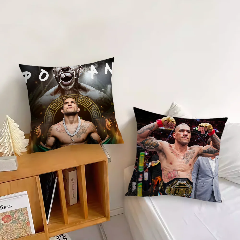 Athlete U-UFC-C Fighter A-Alex P-Pereira Poatan Living Room Headboard Office Cushion Bedroom Cushion Sofa Nap Time Pillow Case