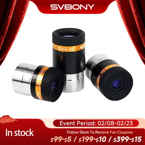 Wide Angle Telescope Eyepieces 4 10 23mm svbony