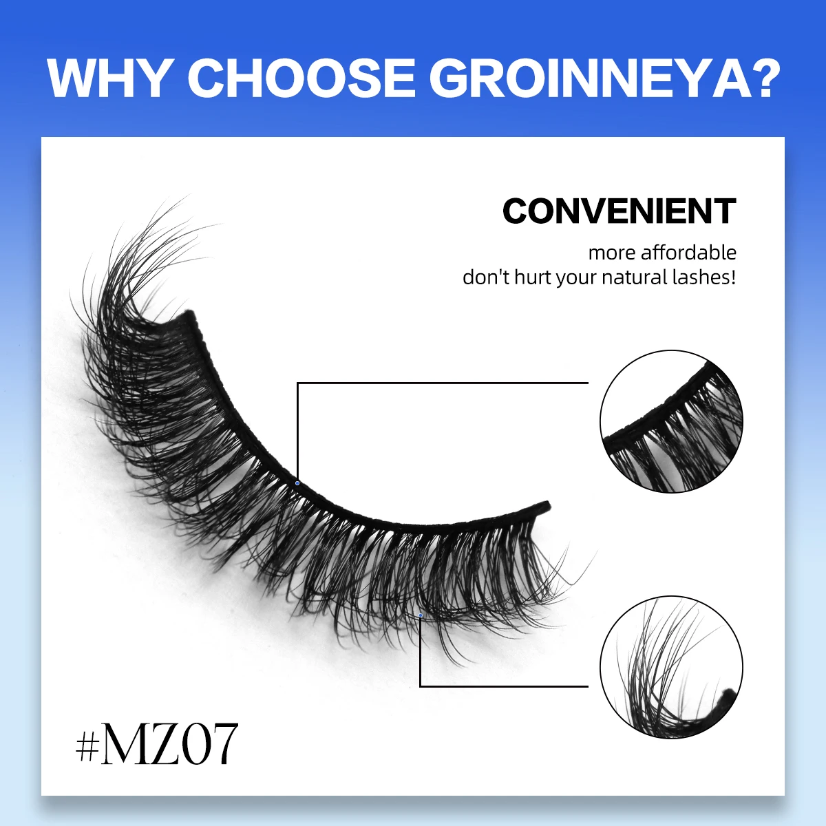 Lasvirey Flauschige, dicke falsche Wimpern, flauschige Katzenaugenwimpern, dramatisches Volumen, Vollstreifen-Wimpernverlängerung, künstliche Nerz-Wimpern, Make-up