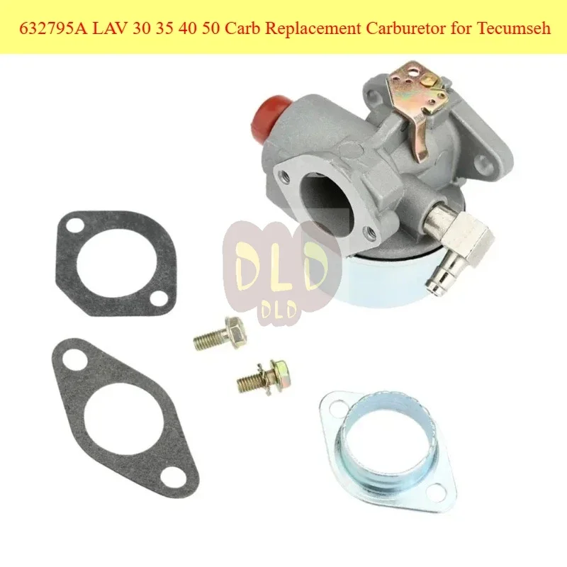 

632795A LAV 30 35 40 50 Carb Replacement Carburetor for Tecumseh with Gasket Adapter And Screws Car Accessories