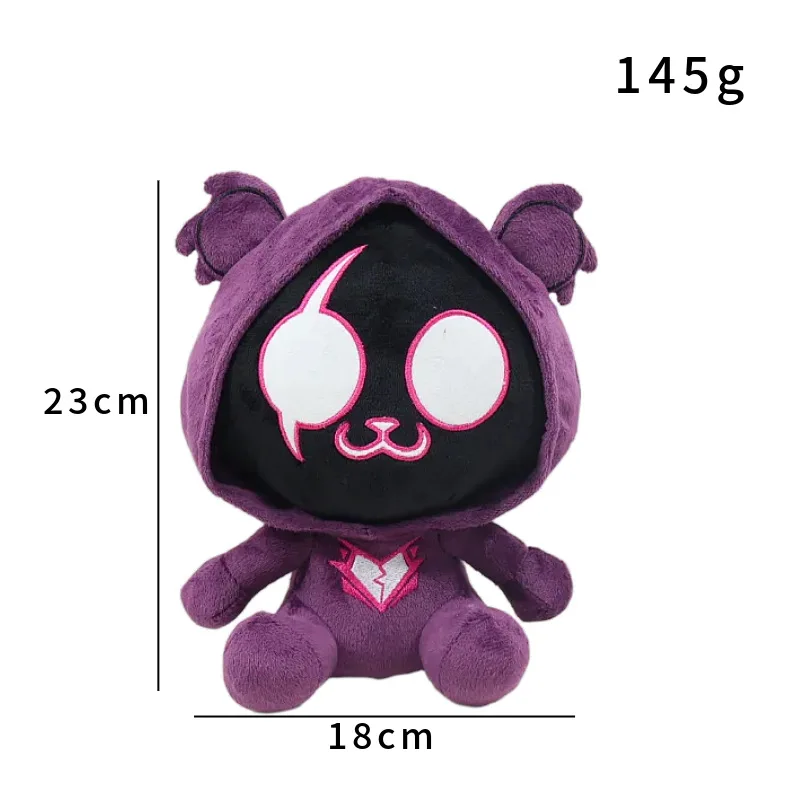 Fortnite Raven Team Leader Plush Toy Soft Stuffed Cartoon Doll Purple 23cm Collectible Home Decor For Game Lovers Birthday Gift
