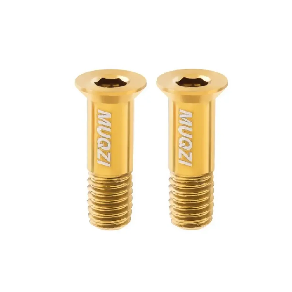 2PCS Titanium Alloy Rear Derailleur Jockey Wheel Screws M5 Screws Fixed Bolts Rear Derailleur Pulley Fixing Bolts