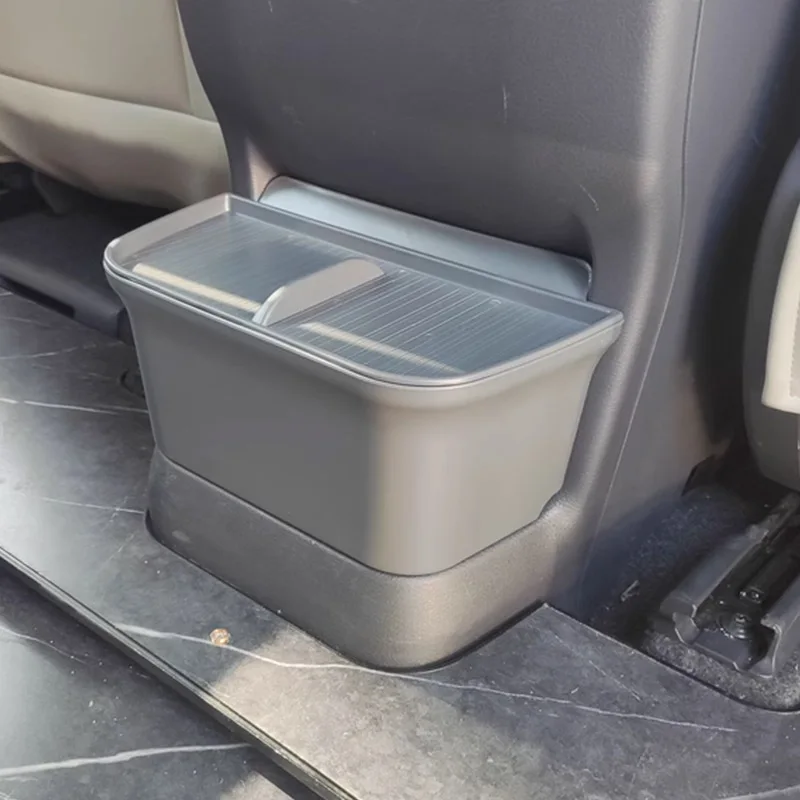 For Toyota Sienna XL40 2021 2023 2024 2025 Multi functional garbage bin behind the armrest box vehicle mounted garbage bin view 5