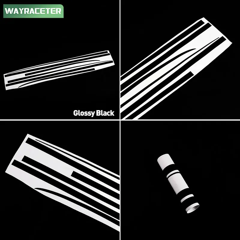 2 قطعة الجانب الباب العلوي المشارب ملصق ألياف الكربون ملصق حائط من الفينيل لسيارات BMW M4 G82 2025 كوبيه للتحويل G83 M الأداء 2024