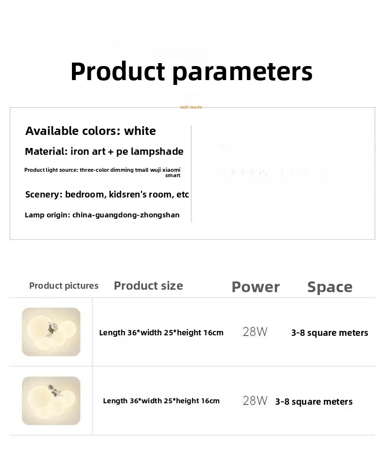 Lampada da parete vento crema lampada da comodino camera da letto nuvola